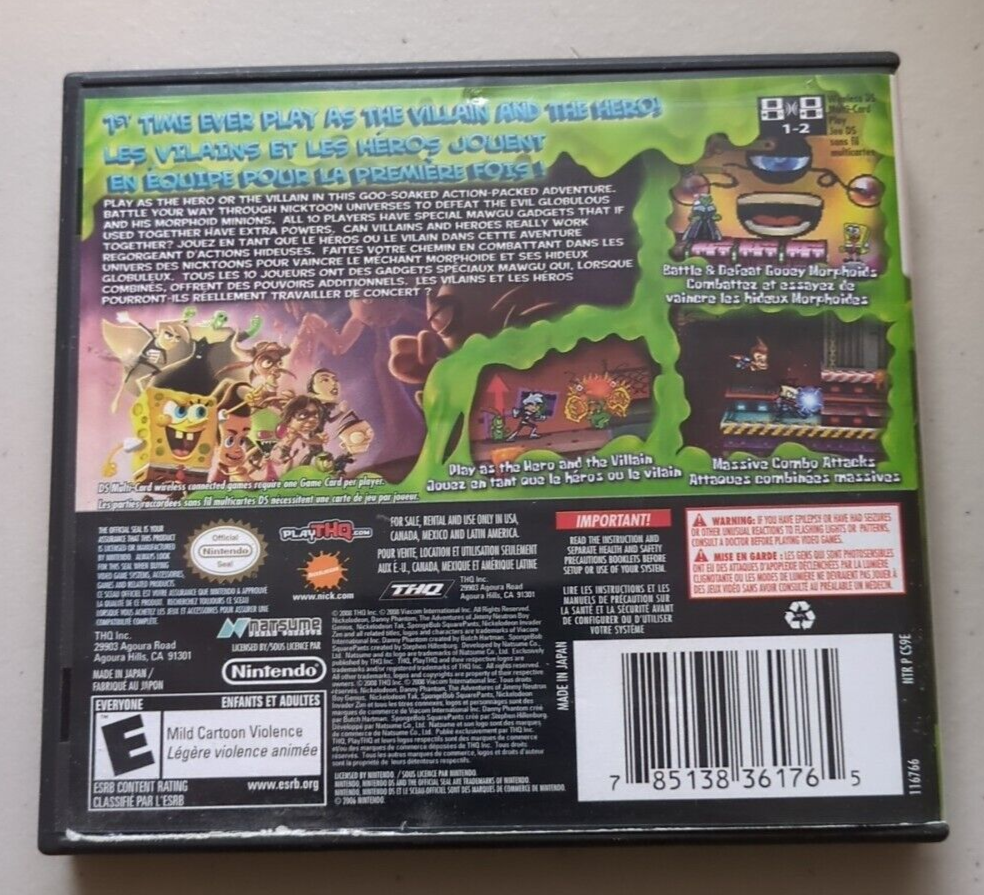 SpongeBob SquarePants Globs of Doom (Nintendo DS, 2008)