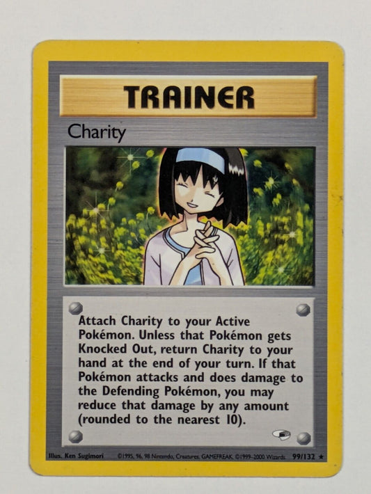 Charity - 99/132 - Rare Unlimited Gym Heroes - Pokemon Card - NM