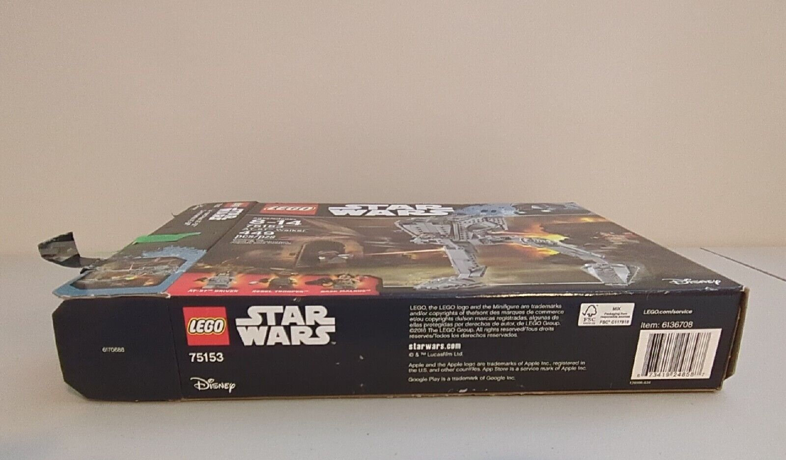 Lego Star Wars AT-ST Walker 75153 - Complete w/ Instructions & Box