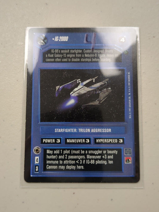 Star Wars Customizable Card Game: Dagobah IG-2000 - Decipher