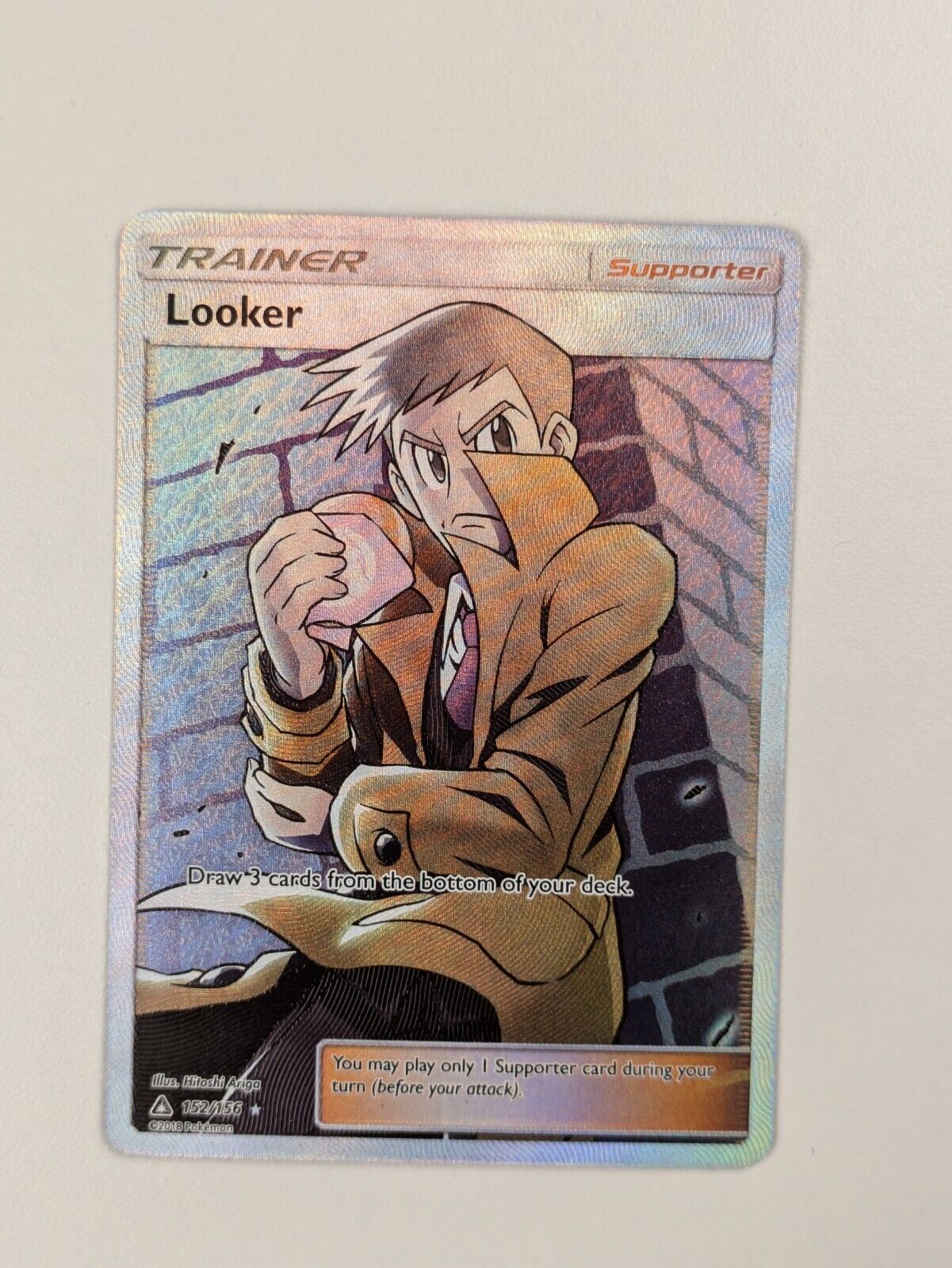 Looker - 152/156 - Full Art Ultra Rare Ultra Prism - Pokemon Card - NM