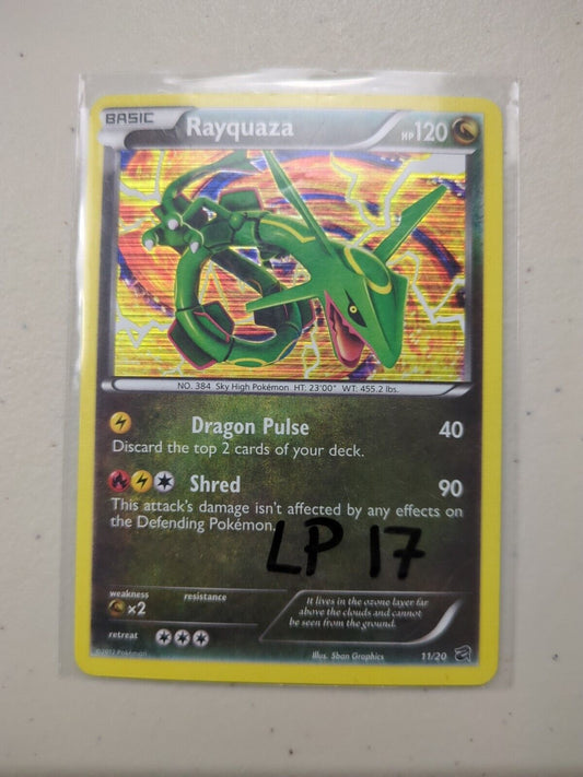 Rayquaza - 11/20 - Ultra Rare Dragon Vault Set - Pokemon Card - LP