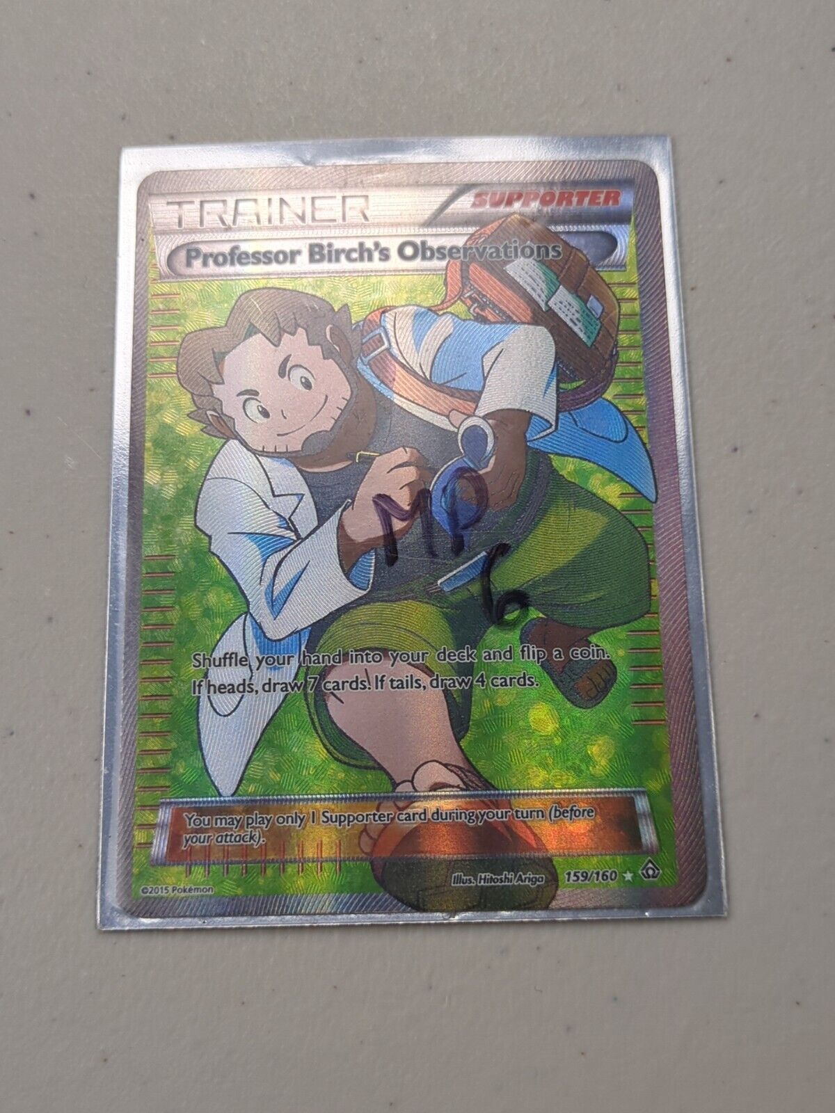 Professor Birch's Observations - 159/160 - Primal Clash Set - Pokemon Card - MP