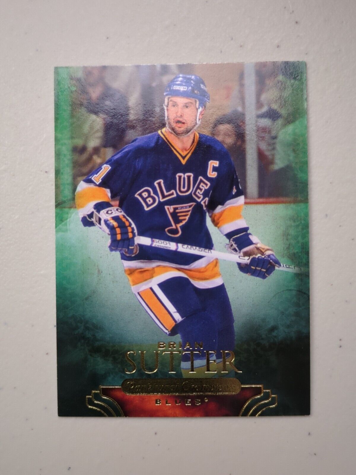 2011-12 Parkhurst Champions Brian Sutter Card #89 St. Louis Blues