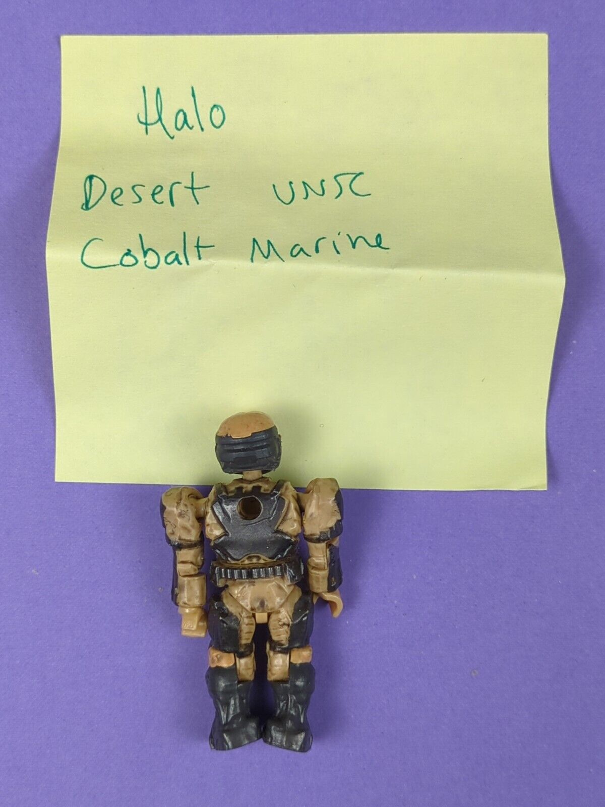 HALO Mega Bloks Desert UNSC Cobalt Marine, Spirit Dropship DPJ95 Elite Commander