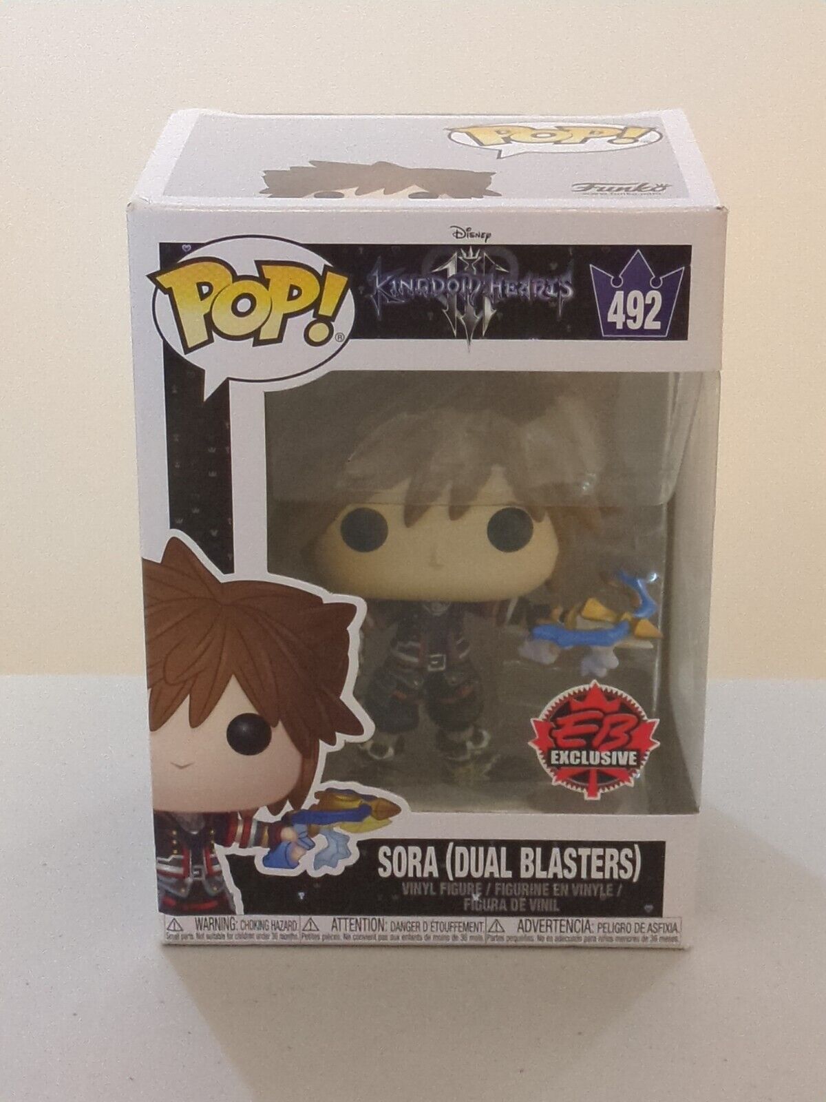 Funko Pop! Disney Kingdom Hearts III Sora (Dual Blasters) #492 Vinyl Figure