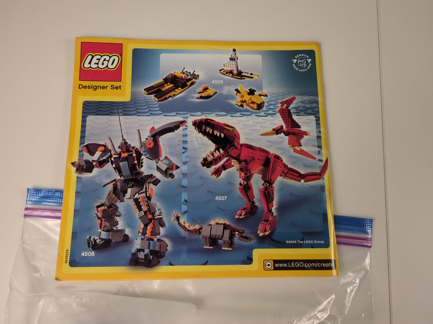 Lego Designer Sets: Creature: Deep Sea Predators Set 4506 - w/ Instructions