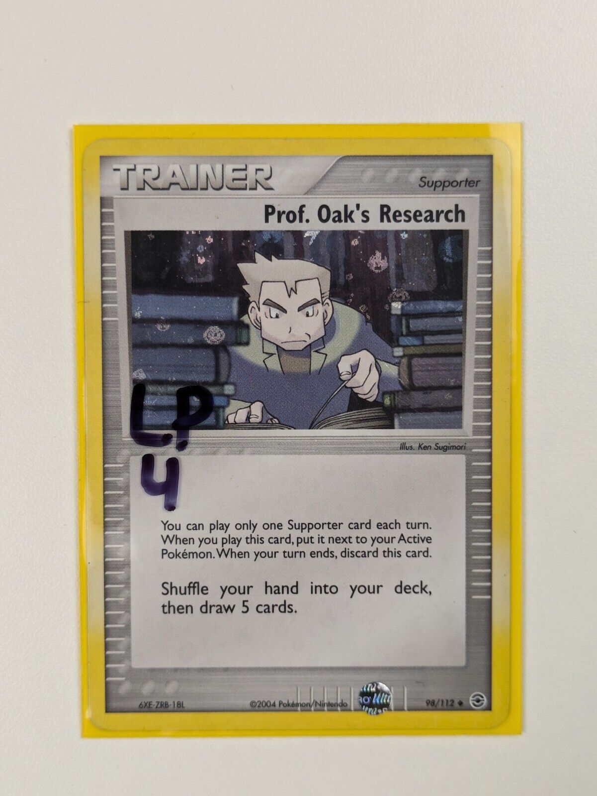 Prof. Oak's Research - 98/112 - Uncommon Reverse Holo - Pokemon Card - LP