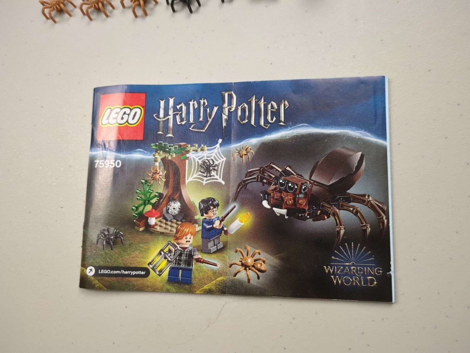 Lego Harry Potter: Aragog's Lair Set 75950 w/ Instructions