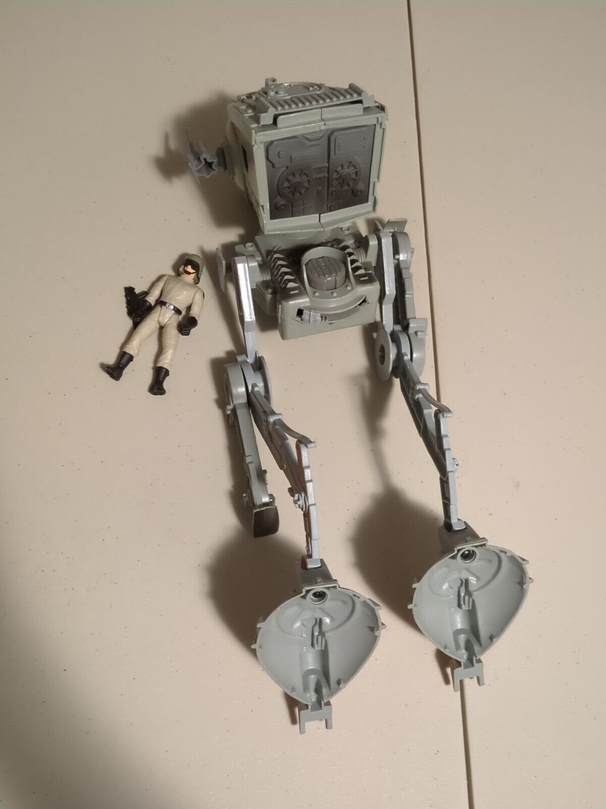 Star Wars Power of the Force AT-ST Walker w/ AT-ST Driver 1995 Kenner