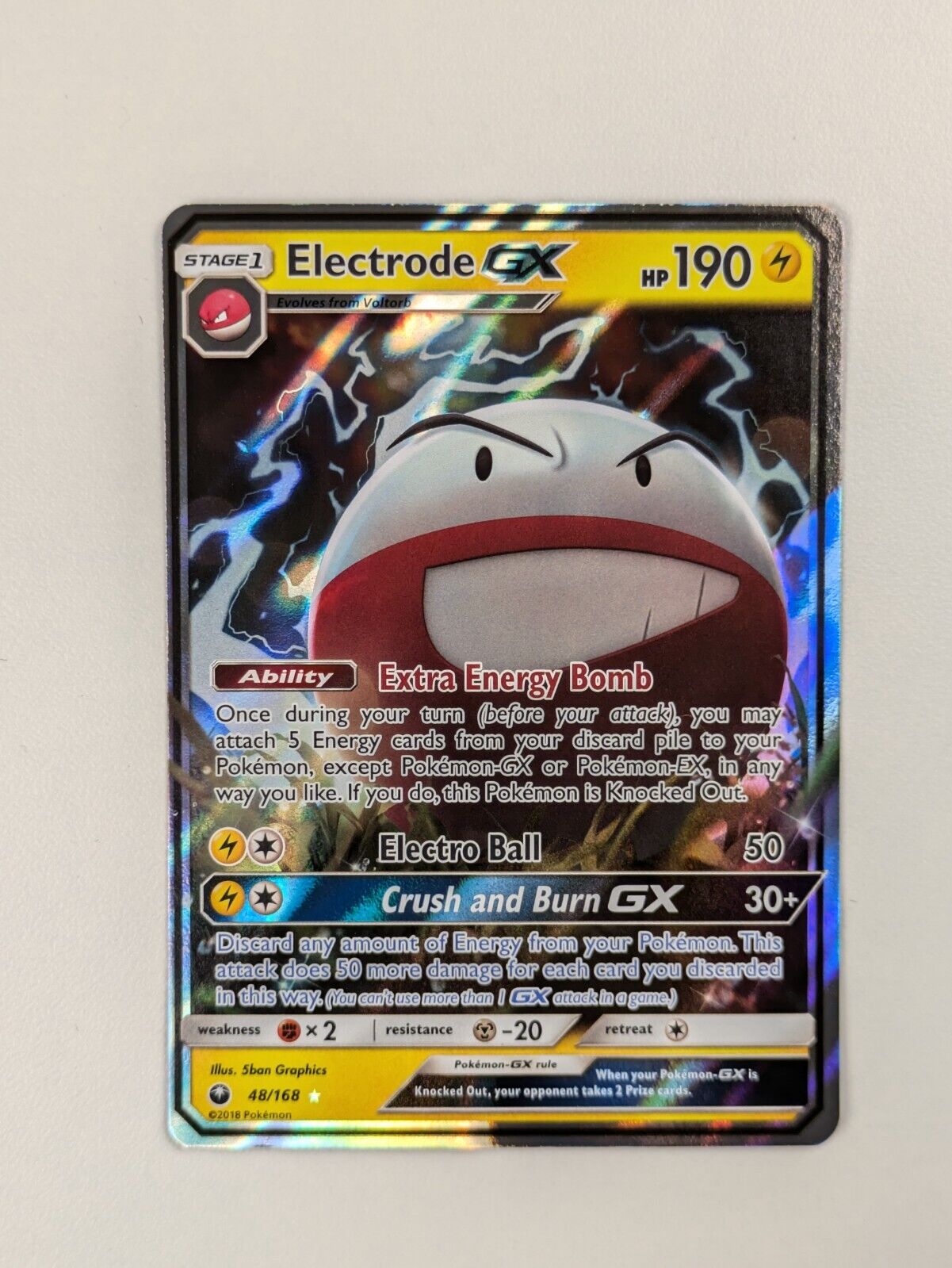 Electrode GX - 48/168 - Ultra Rare Celestial Storm - Pokemon Card - NM