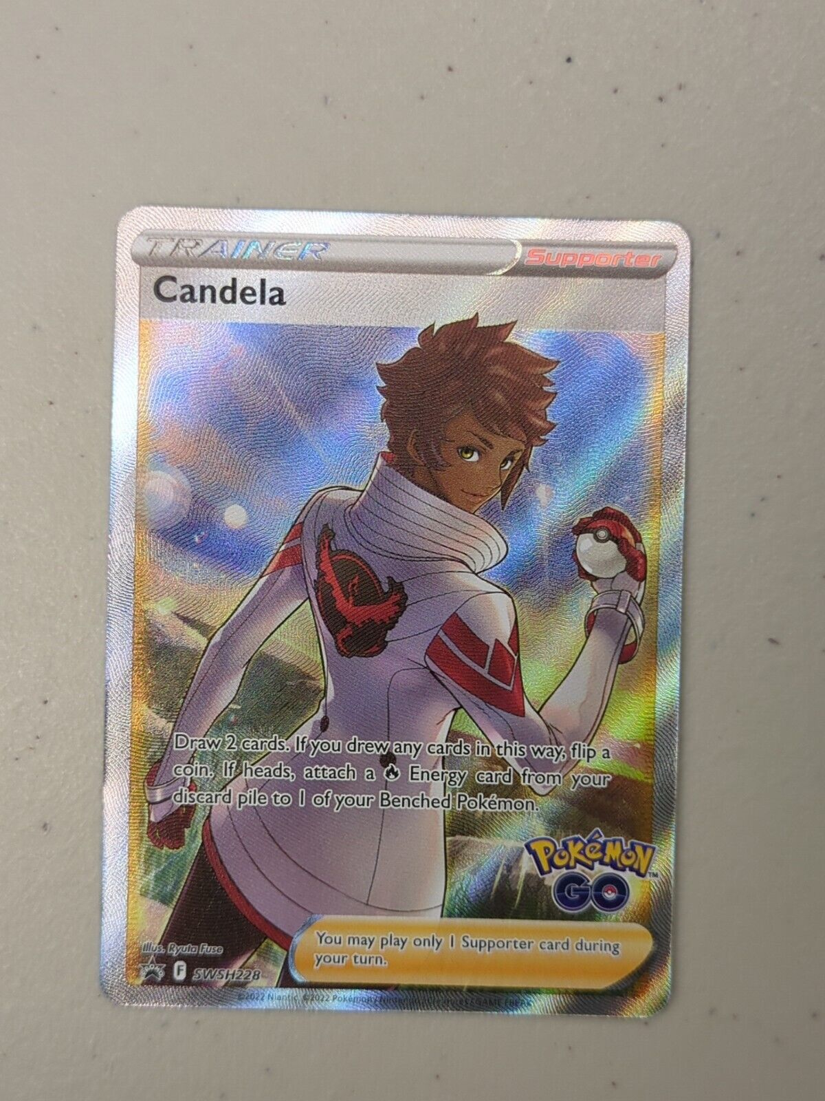 Candela - SWSH228 - Full Art Promo SWSH Black Star Promos - Pokemon Card - NM