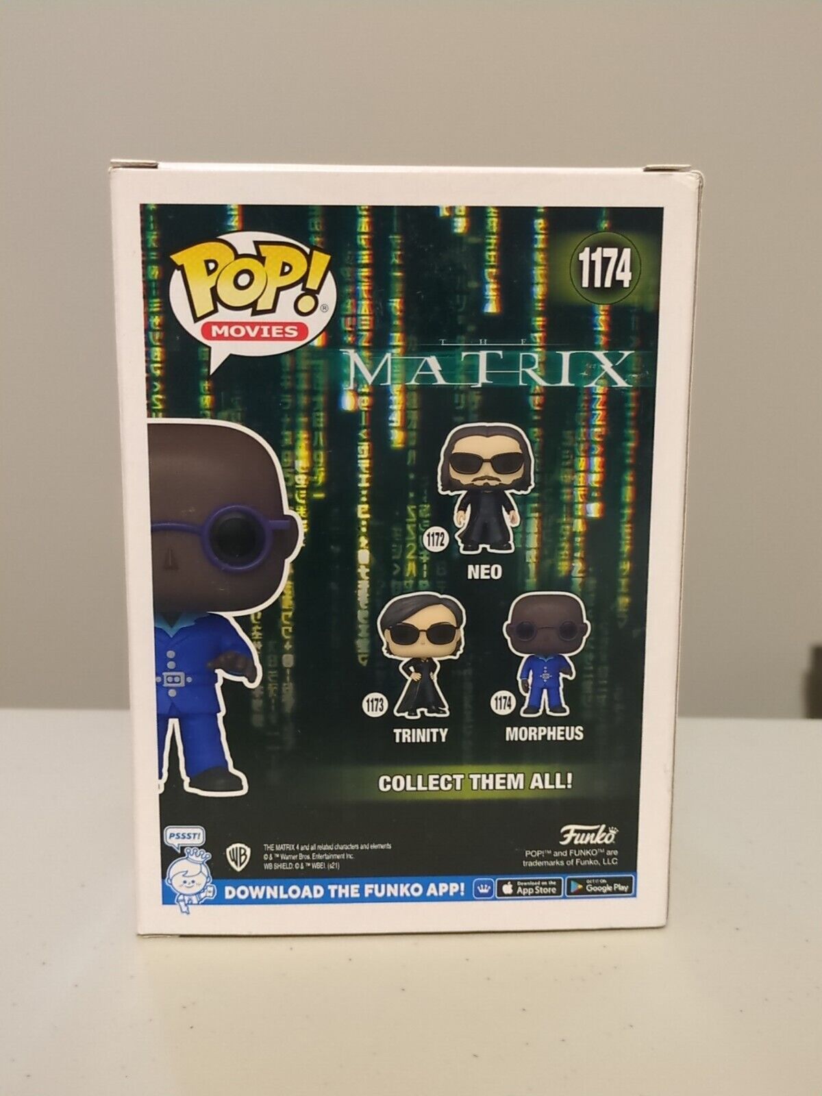 Funko Pop Movies Matrix Morpheus #1174 Vinyl Figure