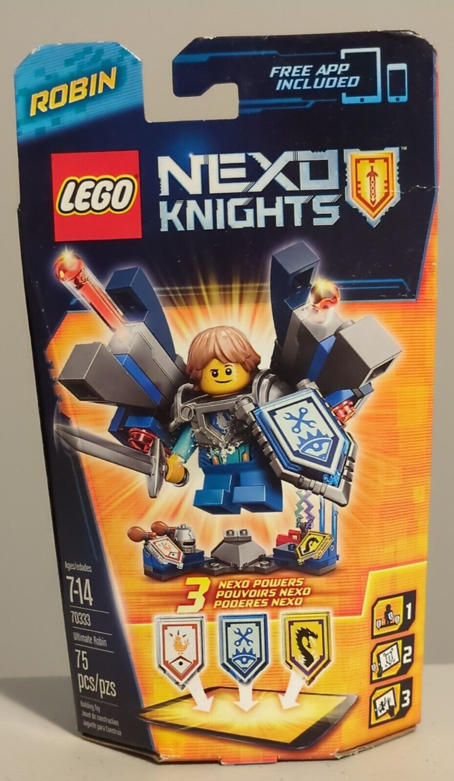 Lego NEXO KNIGHTS Ultimate Robin 70333 Brand New Sealed In Box!