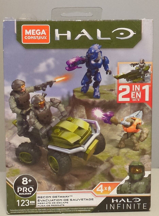 Mega Construx Halo Recon Getaway Set FGR21 Brand New Sealed In Box!