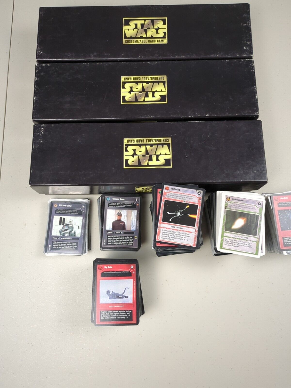 Star Wars Customizable Card Game (SWCCG) - Decipher Lot of 5,000 Cards