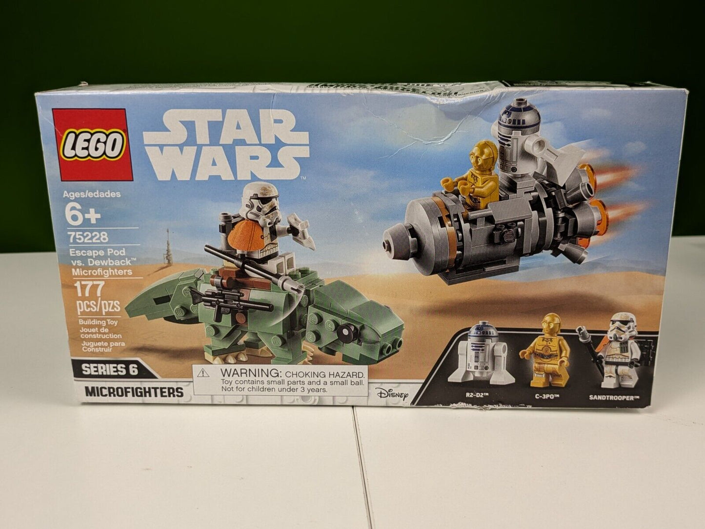 Lego Star Wars: Escape Pod vs. Dewback Microfighters 75228 BRAND NEW!