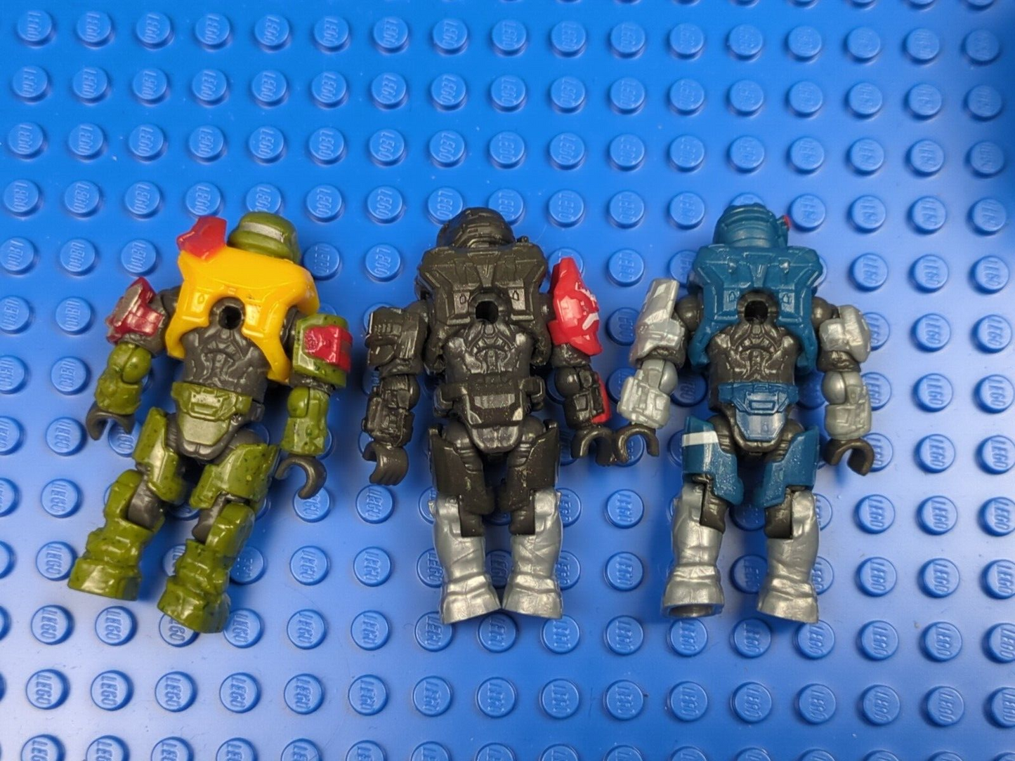 HALO Mega Bloks Construx Spartan Emile, Jorge, and Carter-A259 Halo Alpha Series