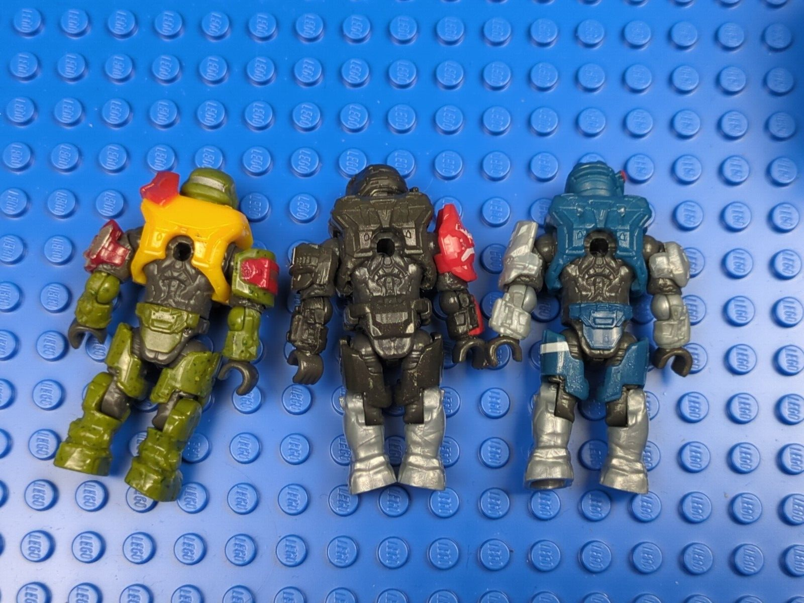 HALO Mega Bloks Construx Spartan Emile, Jorge, and Carter-A259 Halo Alpha Series