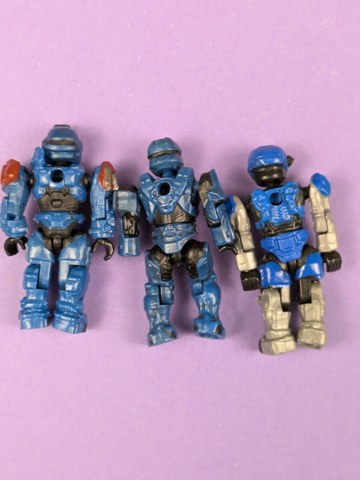 HALO Mega Bloks Classic Spartan Air Assault, Cobalt Blue Spartan/Grenadier