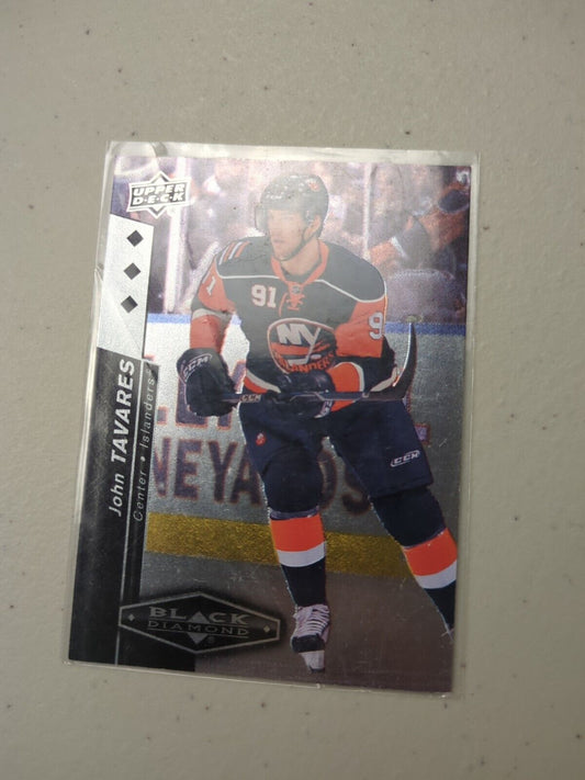 2010-11 Upper Deck Black Diamond Hockey Card John Tavares Islanders NO #133