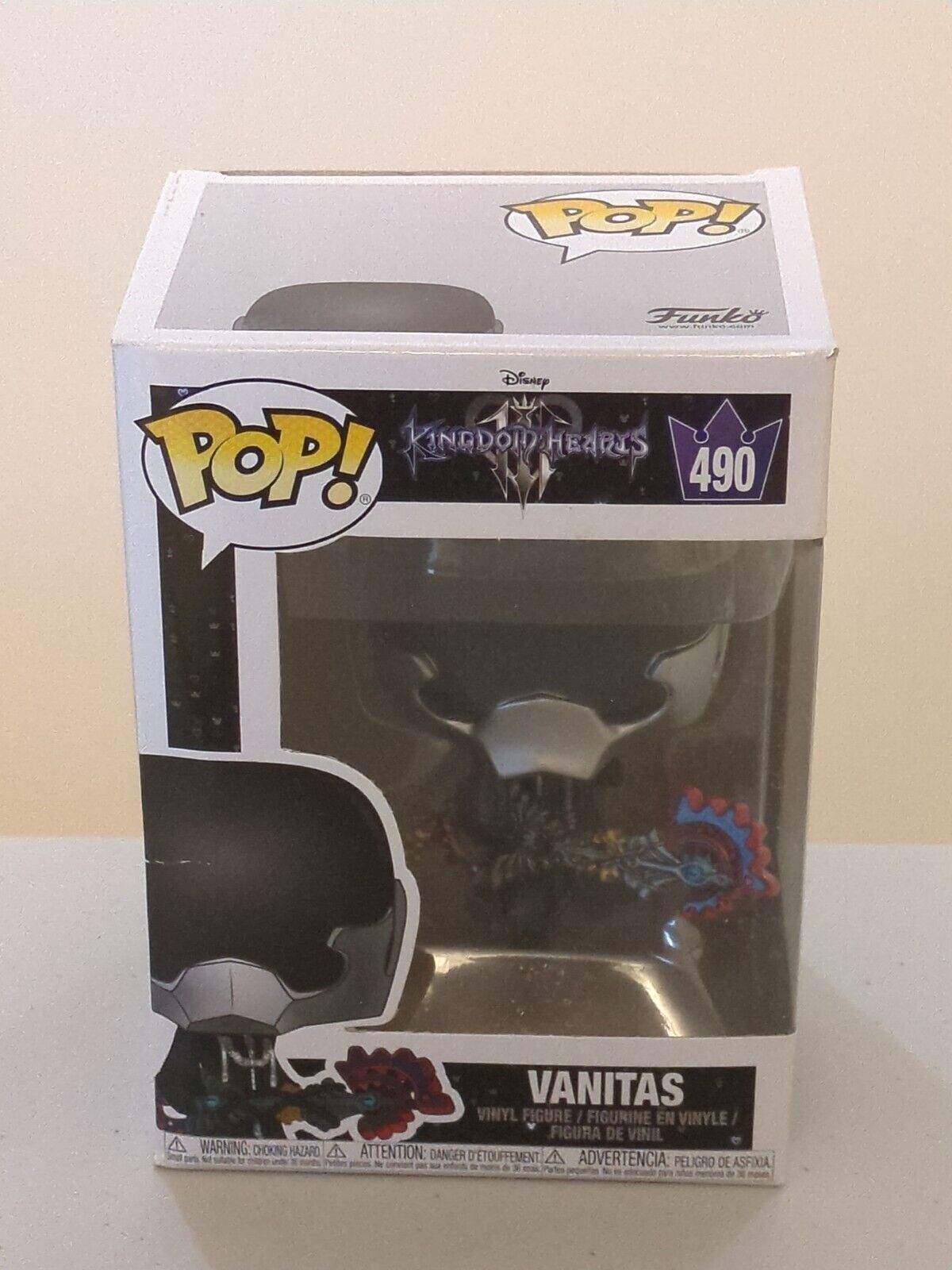 Funko Pop! Disney: Kingdom Hearts III 3 Vanitas #490 Vinyl Figure