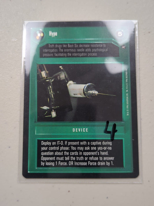 Star Wars Customizable Card Game: A New Hope Hypo - Decipher