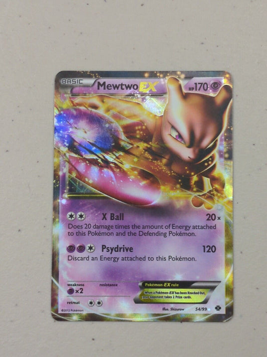 Mewtwo EX - 54/99 - Ultra Rare Next Destinies  - Pokemon Card - MP