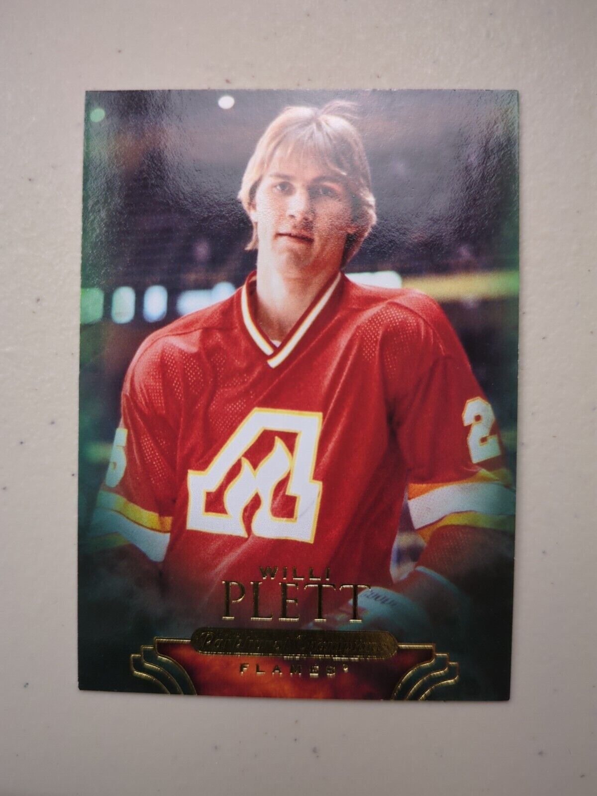 2011-12 Parkhurst Champions Willi Plett Card #97 Atlanta Flames