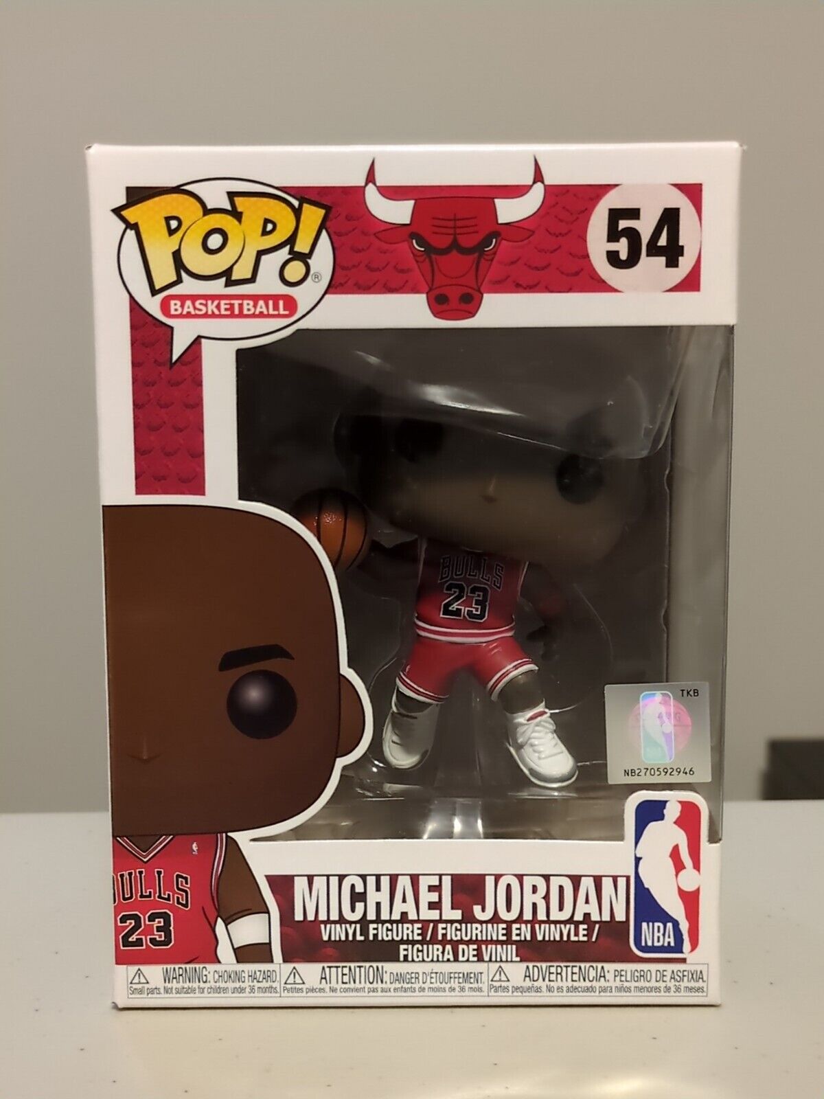 Funko Pop Michael Jordan #54 NBA Vinyl Figure