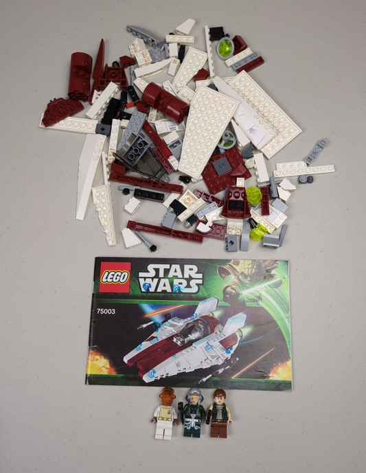 Lego Star Wars A-wing Starfighter 75003 w/ Instructions