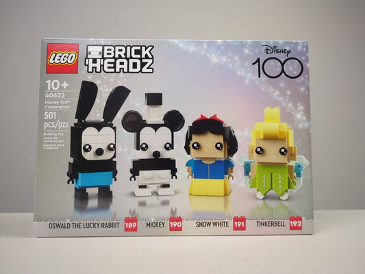 Lego BrickHeadz: Disney: Disney 100th Celebration Set 40622 New