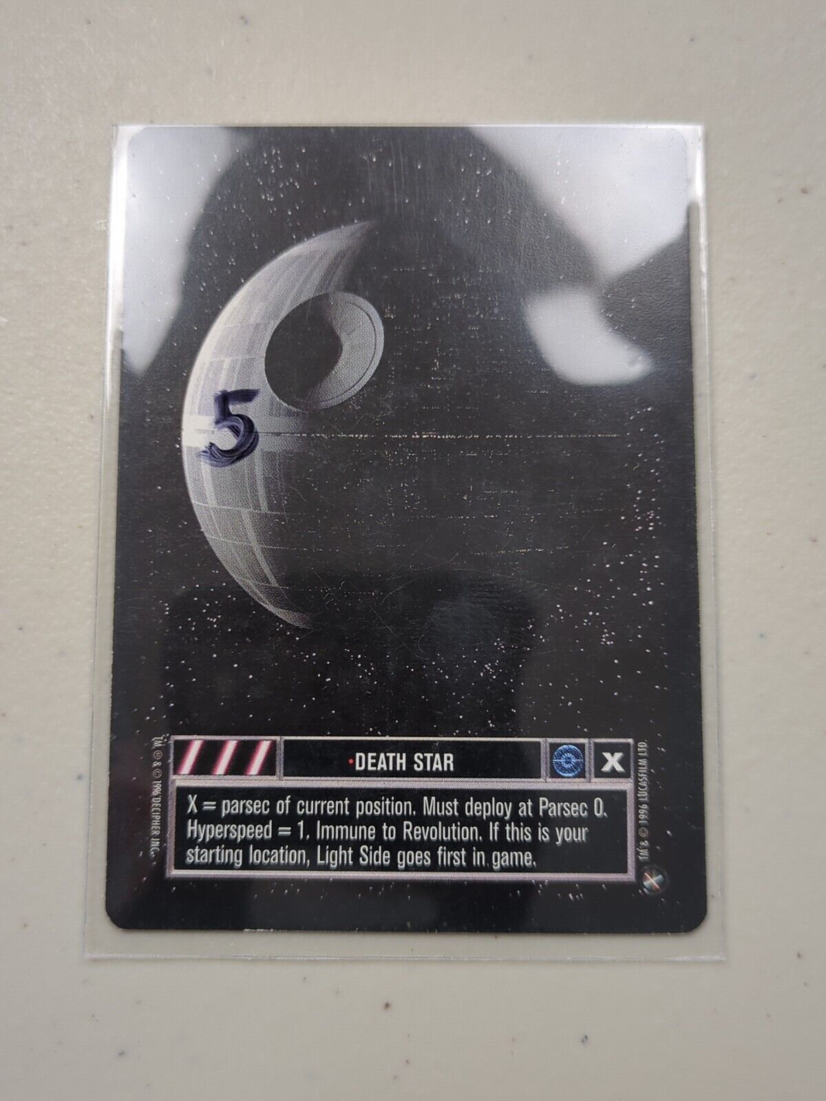 Star Wars Customizable Card Game: A New Hope Death Star - Decipher