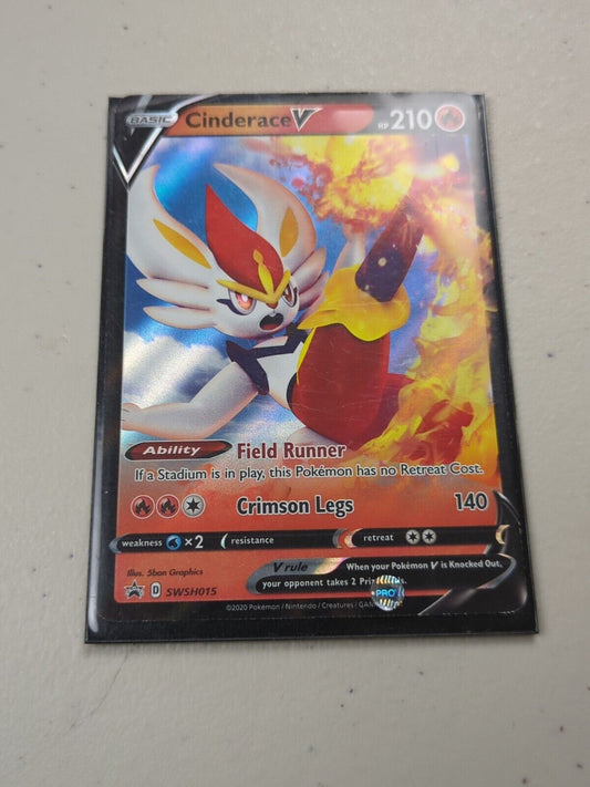 Cinderace V - SWSH15 - Promo SWSH Black Star Promos Set - Pokemon Card - NM