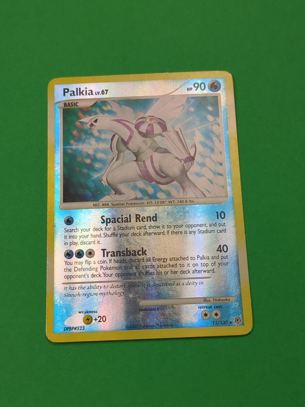 Palkia - 11/130 - Holo Rare Reverse Holo Diamond & Pearl - Pokemon Card - NM