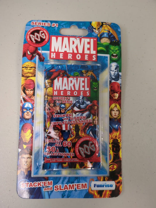 Marvel Heroes Series 1 POG Pack Stack'em and Slam'em 2006 New Sealed