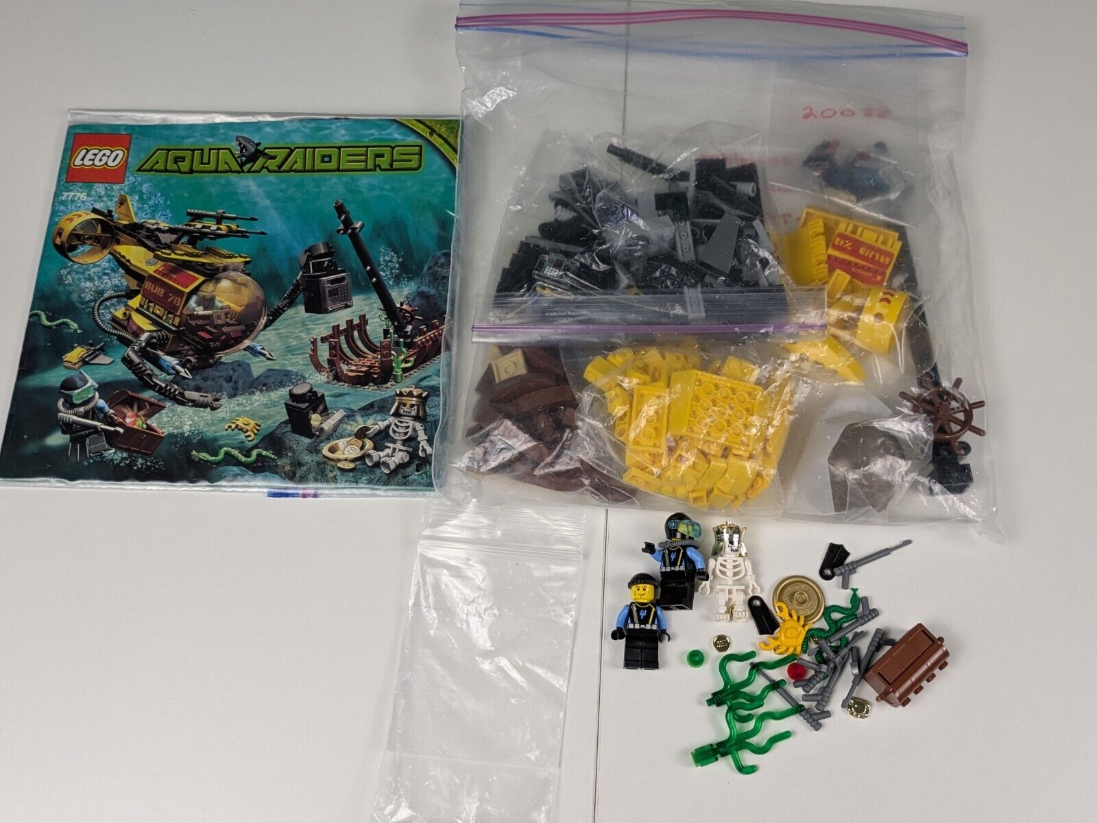 Lego Aquazone: Aquaraiders II: The Shipwreck Set 7776 w/ Instructions