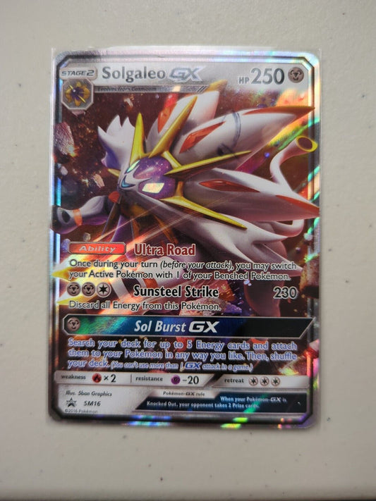 Solgaleo GX - SM016 - Promo SM Black Star Promos Set - Pokemon Card - NM