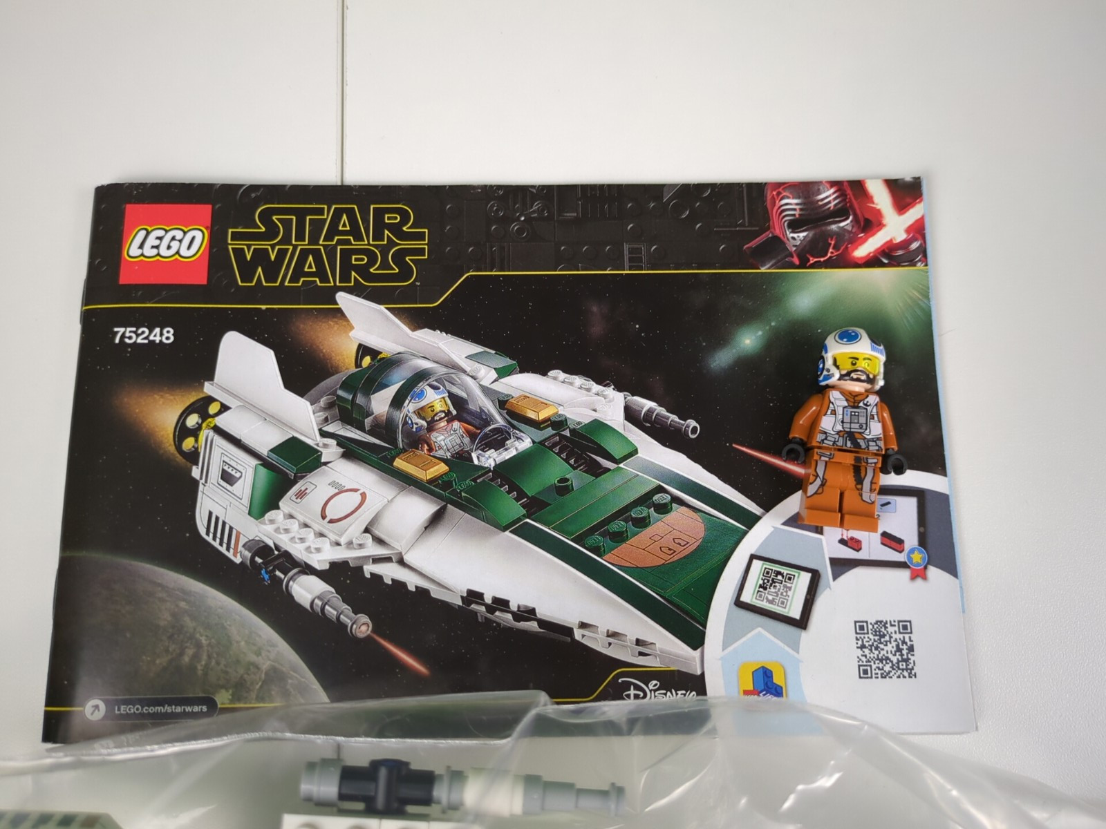 Lego Star Wars: Resistance A-Wing Starfighter Set 75248 - w/ Instruction