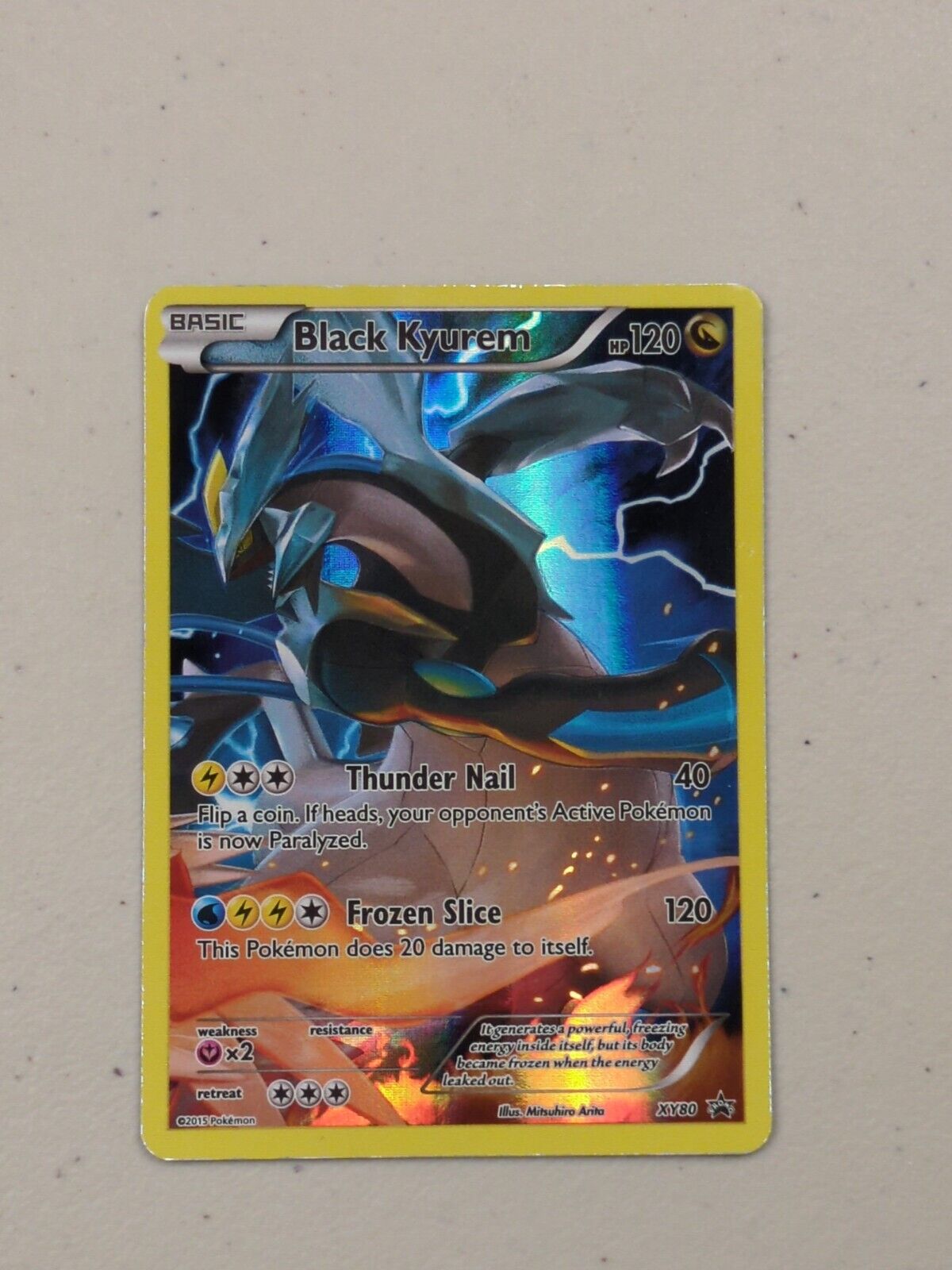 Black Kyurem - XY80 - Full Art Ultra Rare XY Promos - Pokemon Card - LP