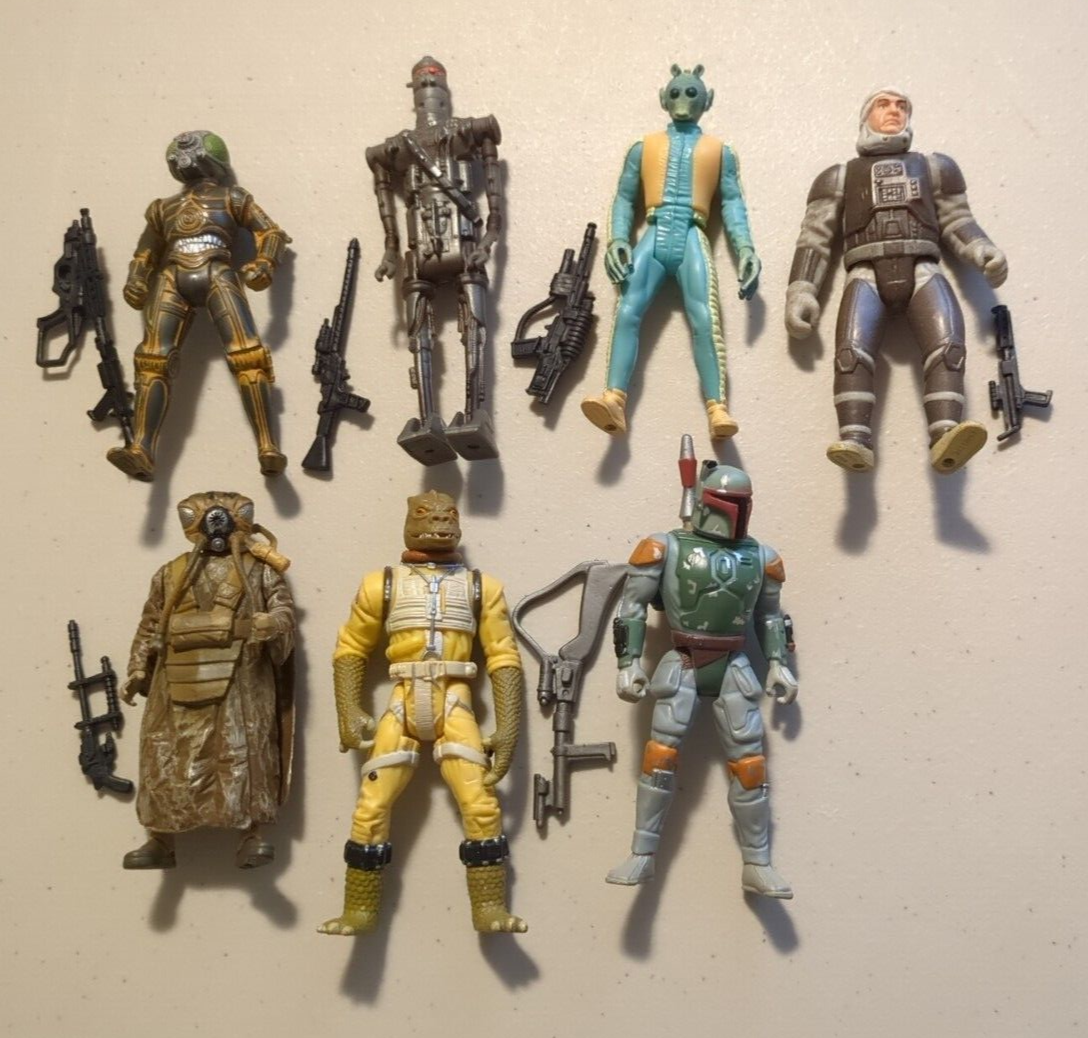 Star Wars Bounty Hunters Boba Fett, 4-LOM, IG-88, Bossk, More Power of the Force