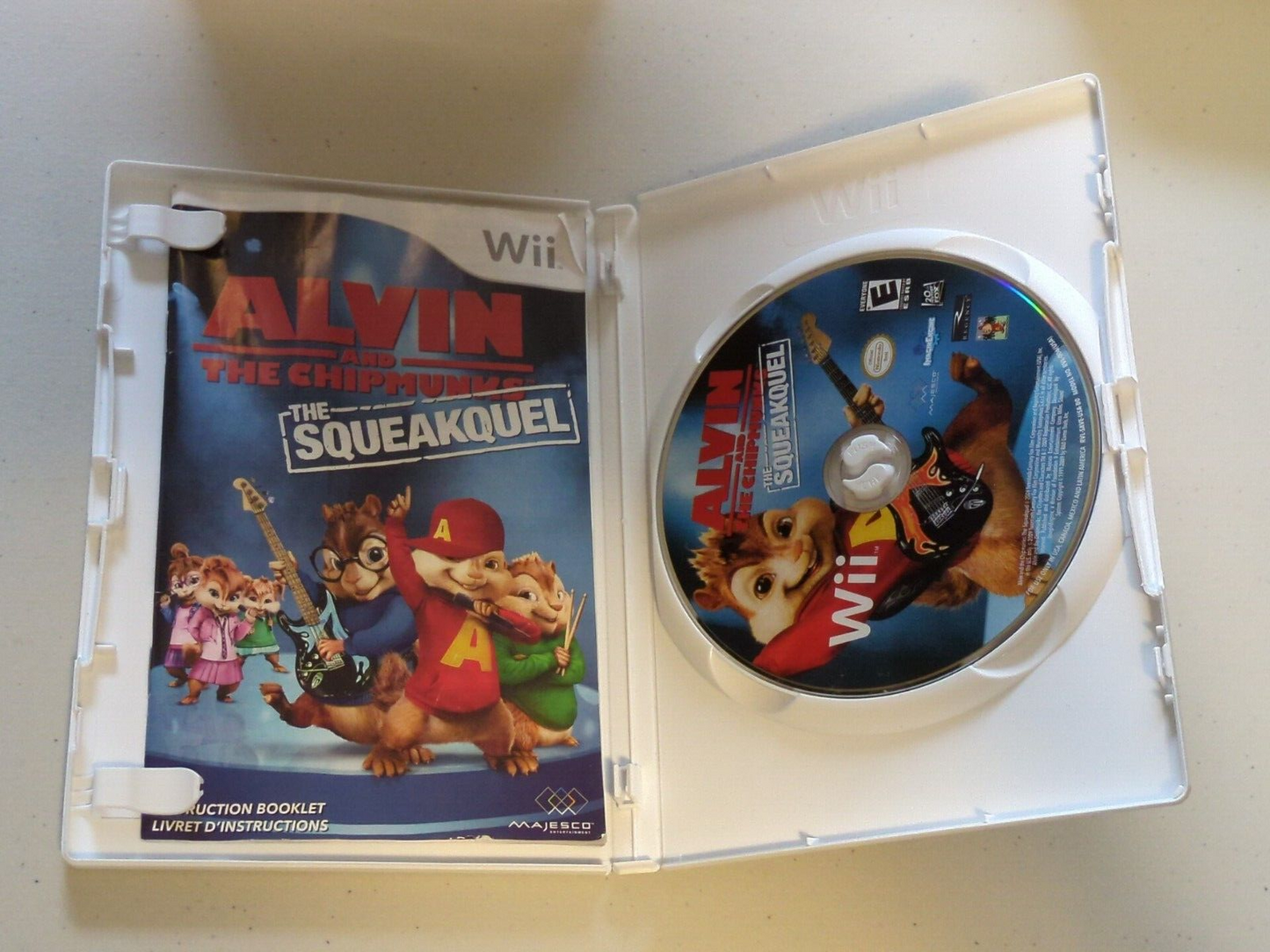 Alvin and the Chipmunks The Squeakquel (Nintendo Wii, 2009) CIB