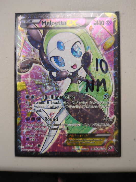 Meloetta EX - RC25/113 - Ultra Rare Legendary Treasures Set - Pokemon Card - NM