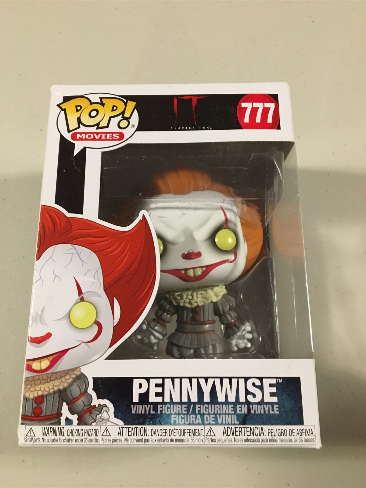 NEW Funko Pop It Chapter Two: Pennywise #777 Vinyl Figure NIB