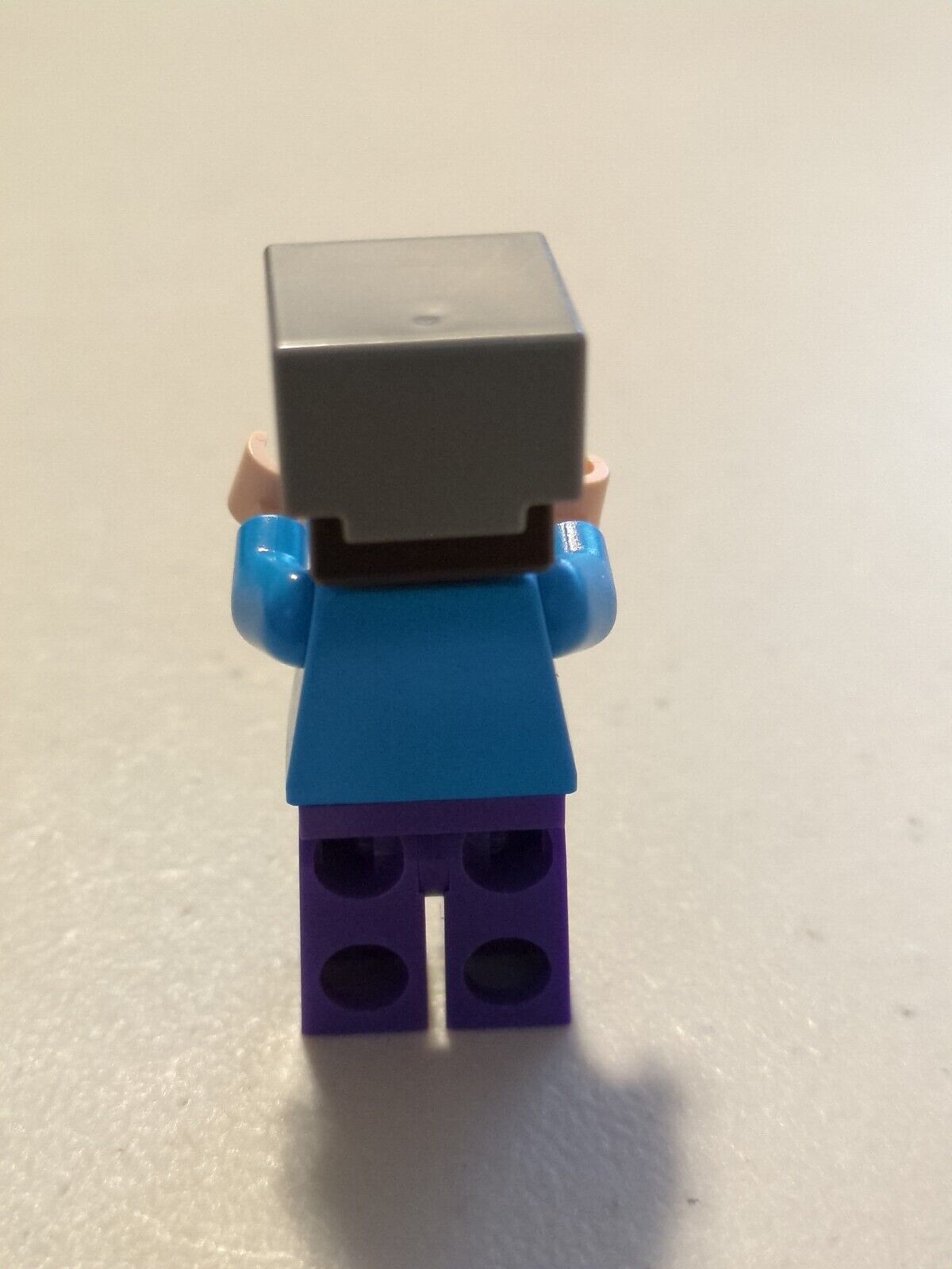 Lego Minecraft Steve - Flat Silver Helmet min016 From Sets 21121, 21125, 21141