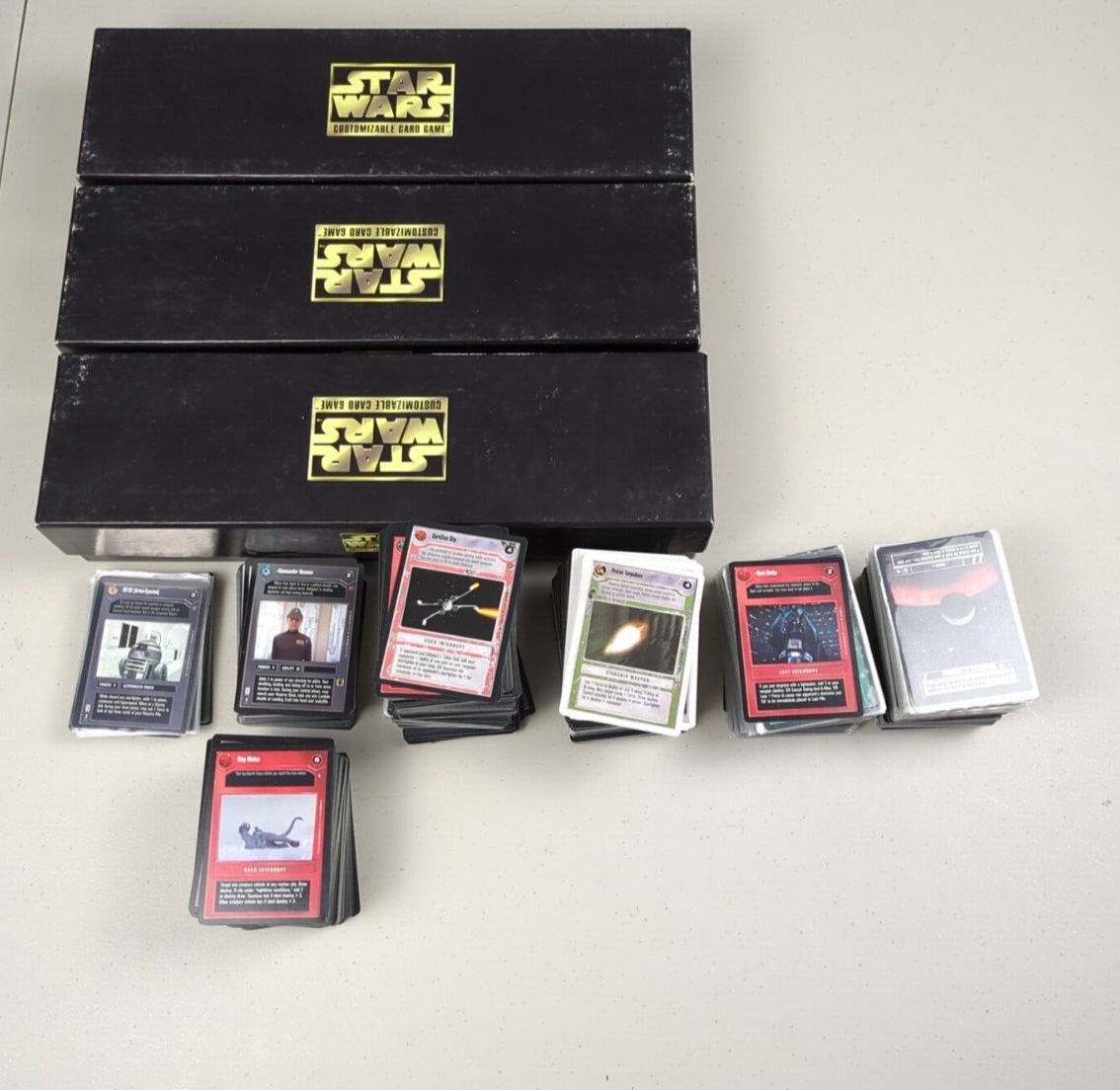 Star Wars Customizable Card Game (SWCCG) - Decipher Lot of 5,000 Cards