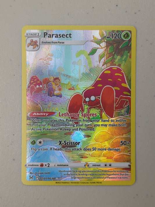 Parasect - TG01/TG30 - Holo Rare Lost Origins - Pokemon Card - NM