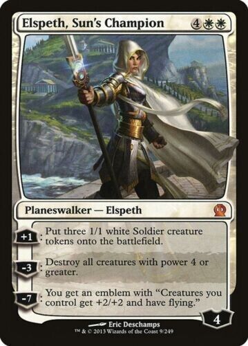 MTG: Magic The Gathering: Theros: Elspeth, Sun's Champion - Near Mint!