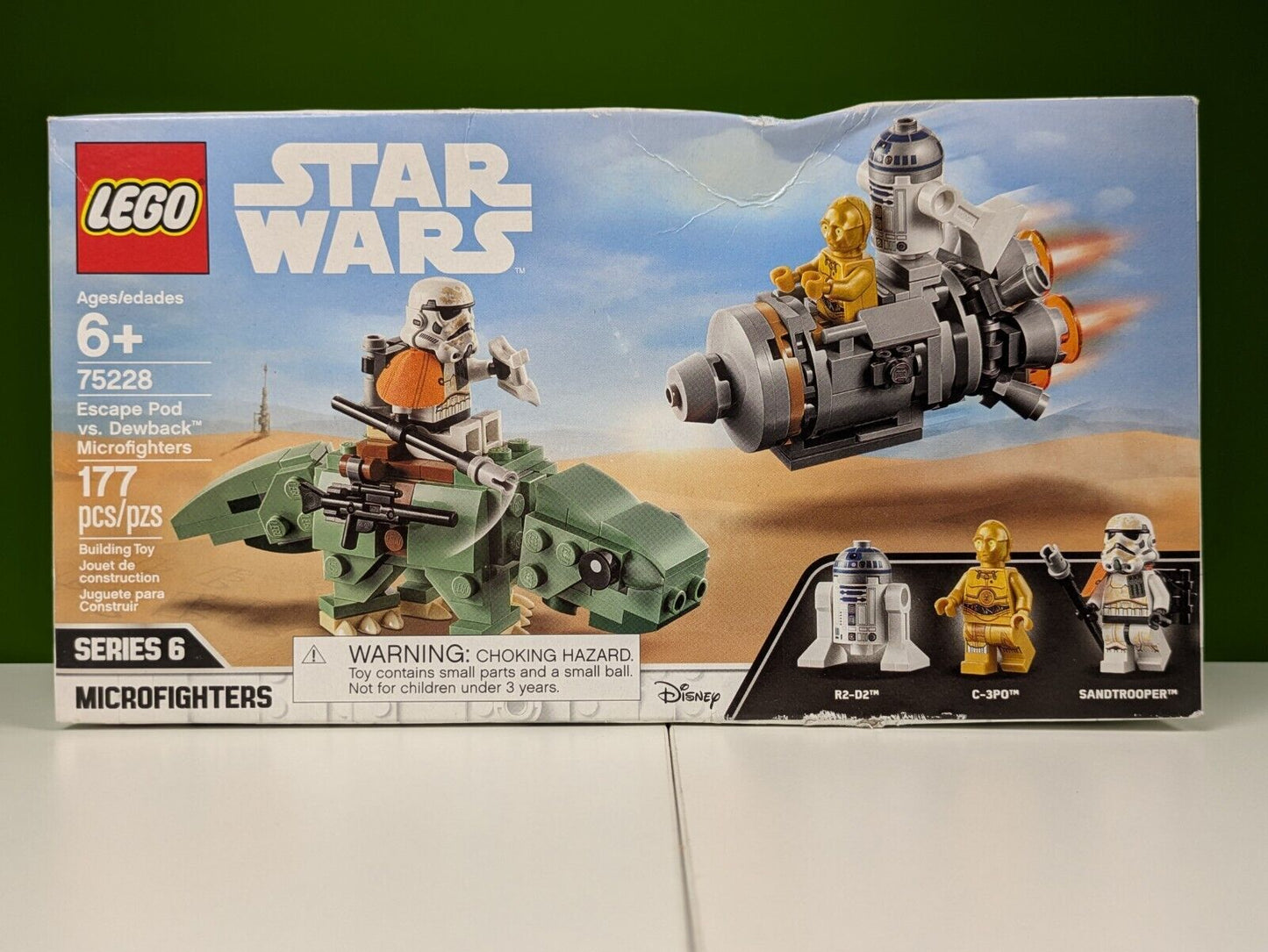 Lego Star Wars: Escape Pod vs. Dewback Microfighters 75228 BRAND NEW!