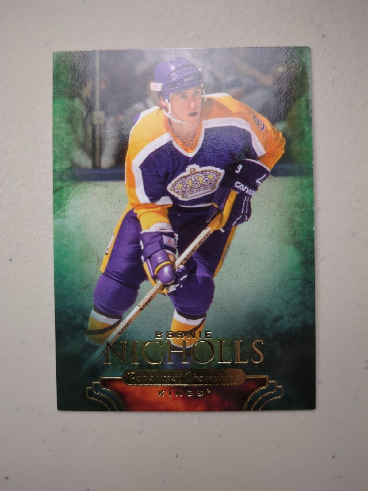 2011-12 Parkhurst Champions Bernie Nicholls Card #73 Los Angeles Kings